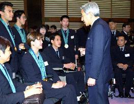 Imperial couple invite Paralympic athletes for tea